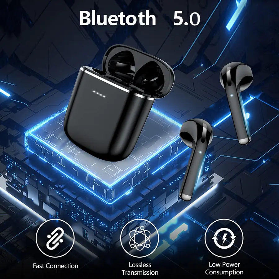 Wireless Earphone With Microphone 9D Stereo